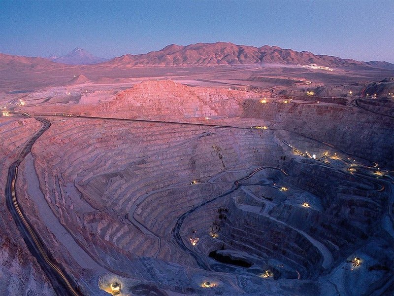 Escondida copper mine in Chile