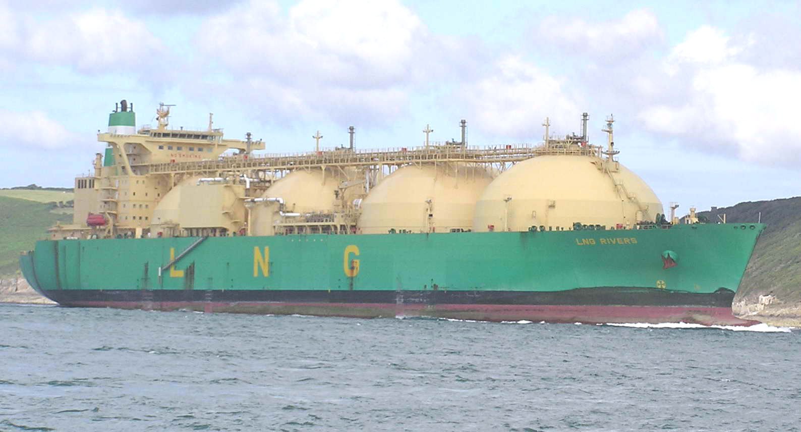 LNG carrier at sea